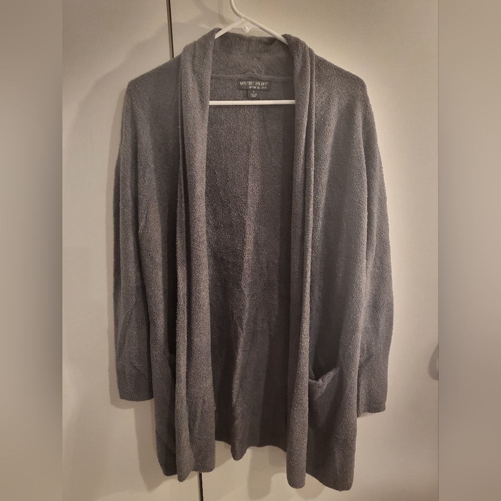 Barefoot Dreams Womans Gray Small Cardigan